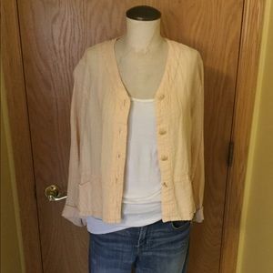 Cropped jacket by Flax